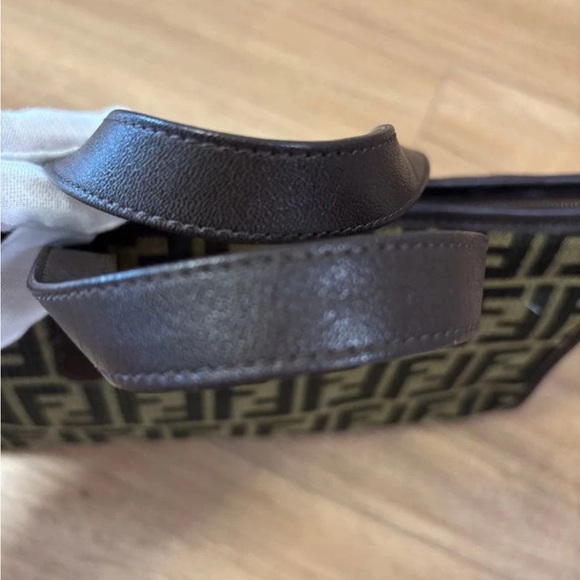 Fendi Black and Brown Logo Tote - Picture 7 of 13